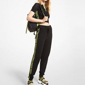 MICHAEL Michael Kors Logo Tape Mesh Joggers